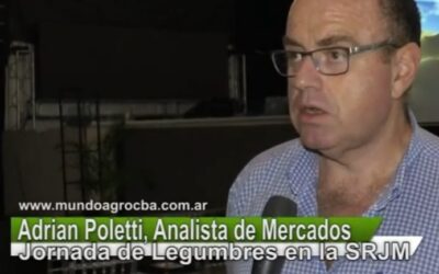 Adrián Poletti, Analista de Mercados Jornada de Legumbres en la SRJM